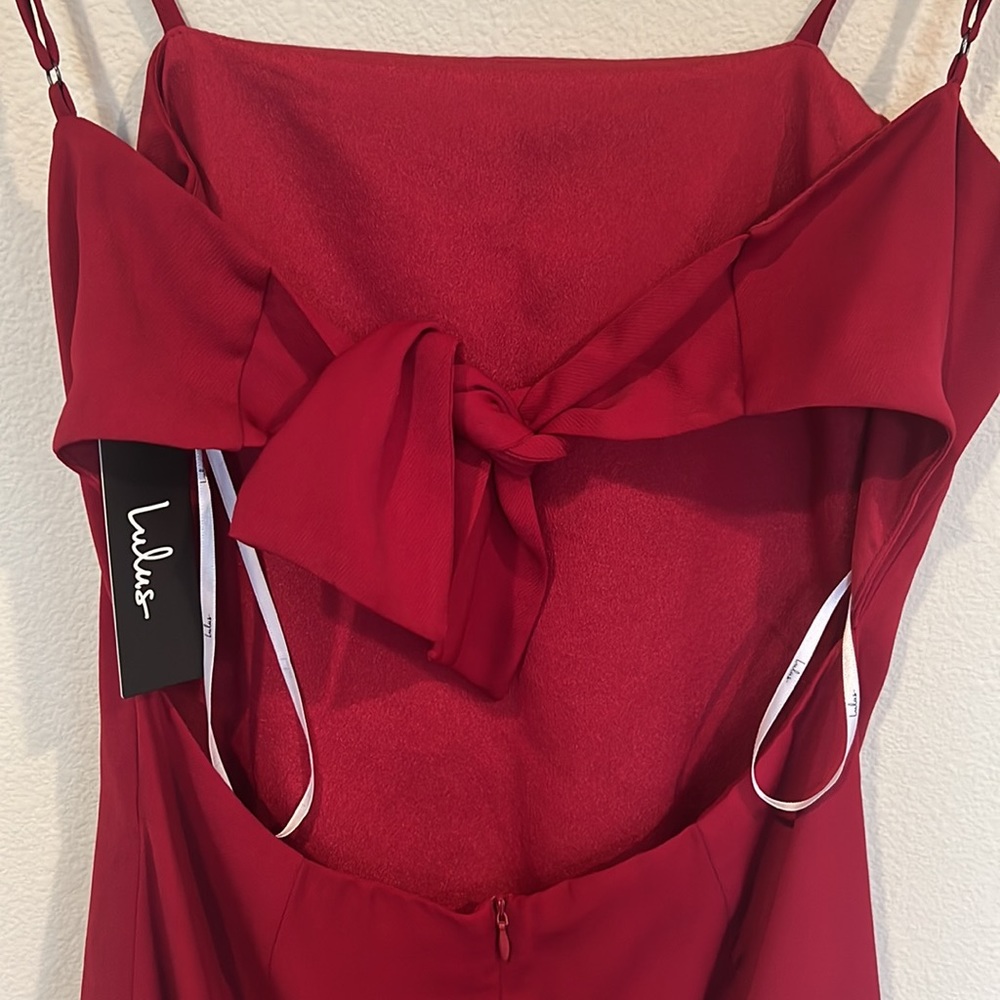 NWT Lulu's Red Dress - Picture 3 of 4